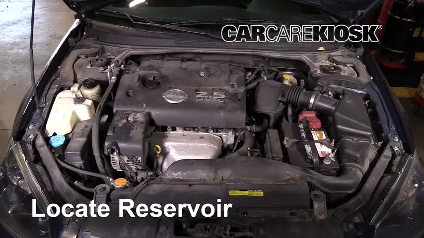 2005 Nissan Altima S 2.5L 4 Cyl. Windshield Washer Fluid